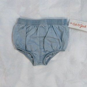 Denim-like Baby Diaper Cover Shorts